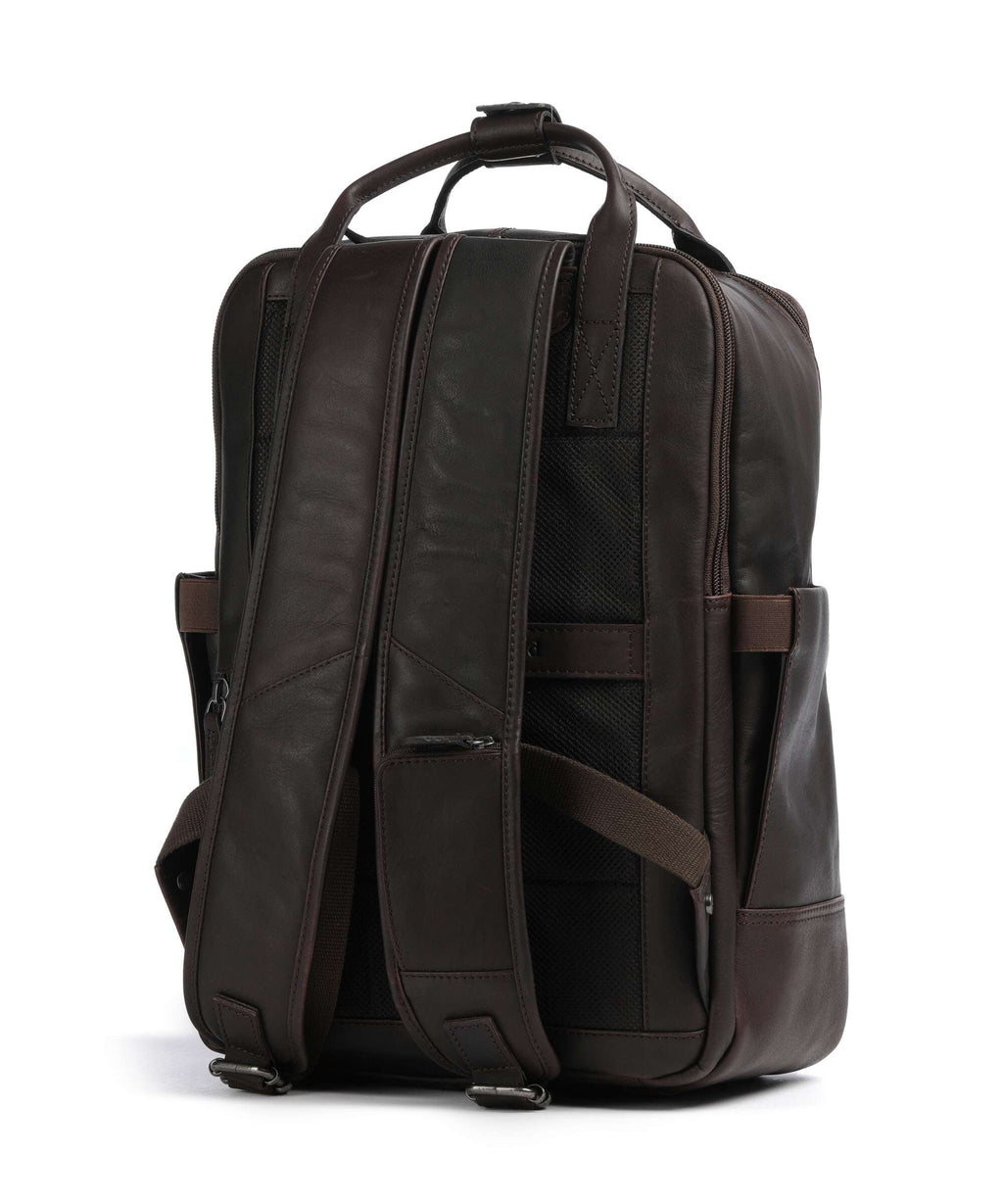 The Chesterfield Brand Wax Pull Up Cow Calden Backpack brown