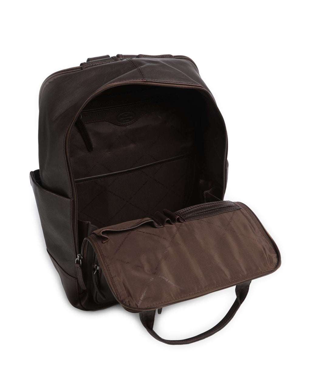 The Chesterfield Brand Wax Pull Up Cow Calden Backpack brown