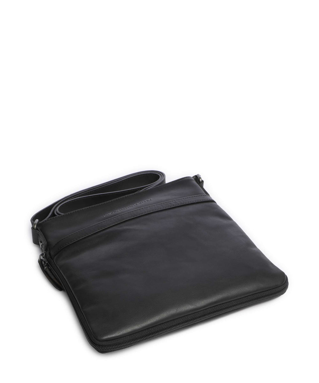 The Chesterfield Brand Wax Pull Up Cow Mirea Crossbody bag black