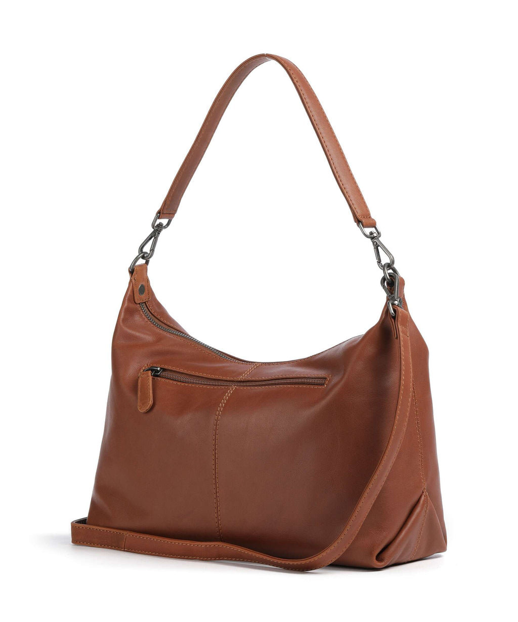 The Chesterfield Brand Wax Pull Up Cow Skara Hobo bag cognac