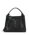 The Chesterfield Brand Wax Pull Up Cow Fioline Handbag black