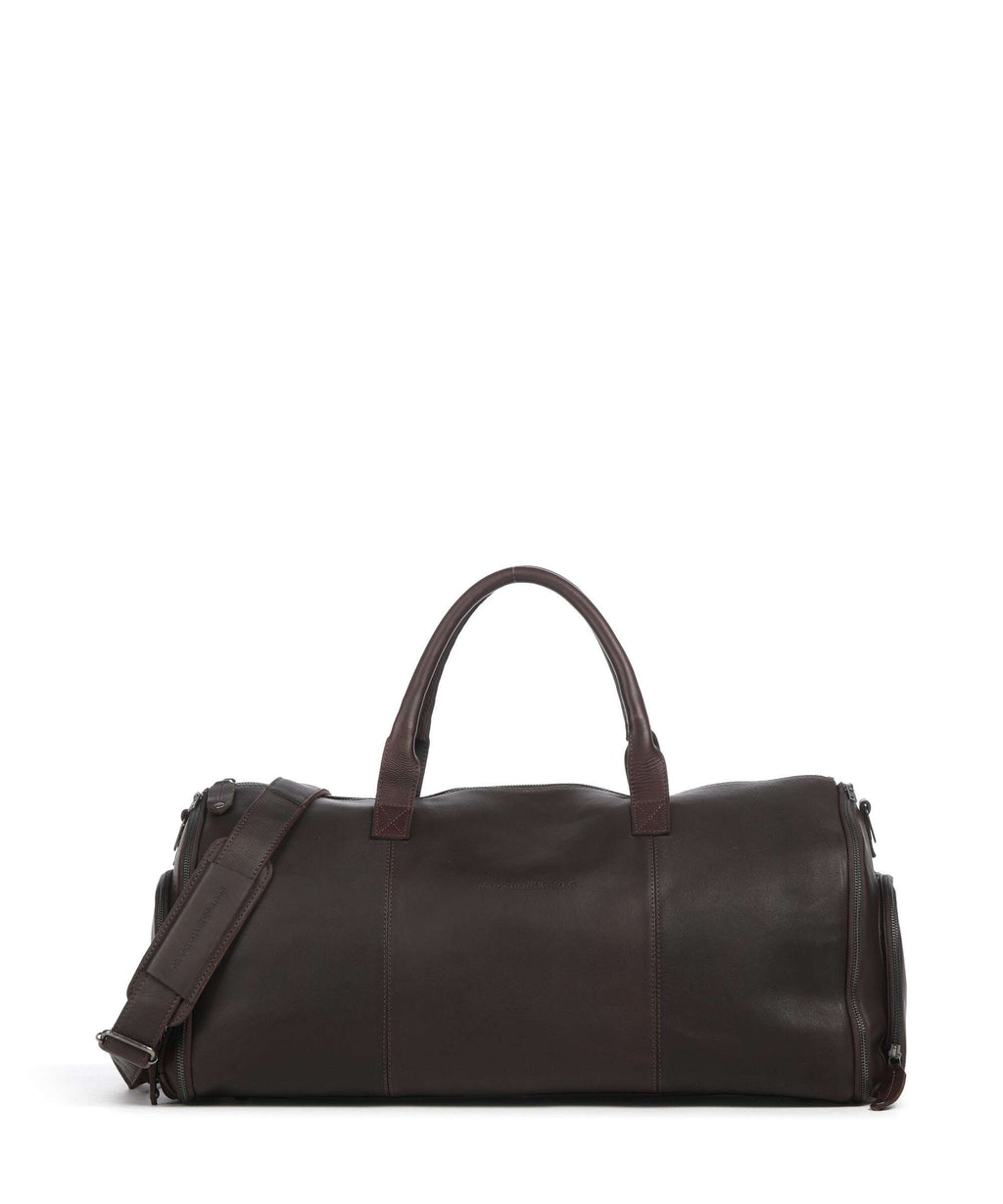 The Chesterfield Brand Wax Pull Up Cow Finlay Weekend bag brown