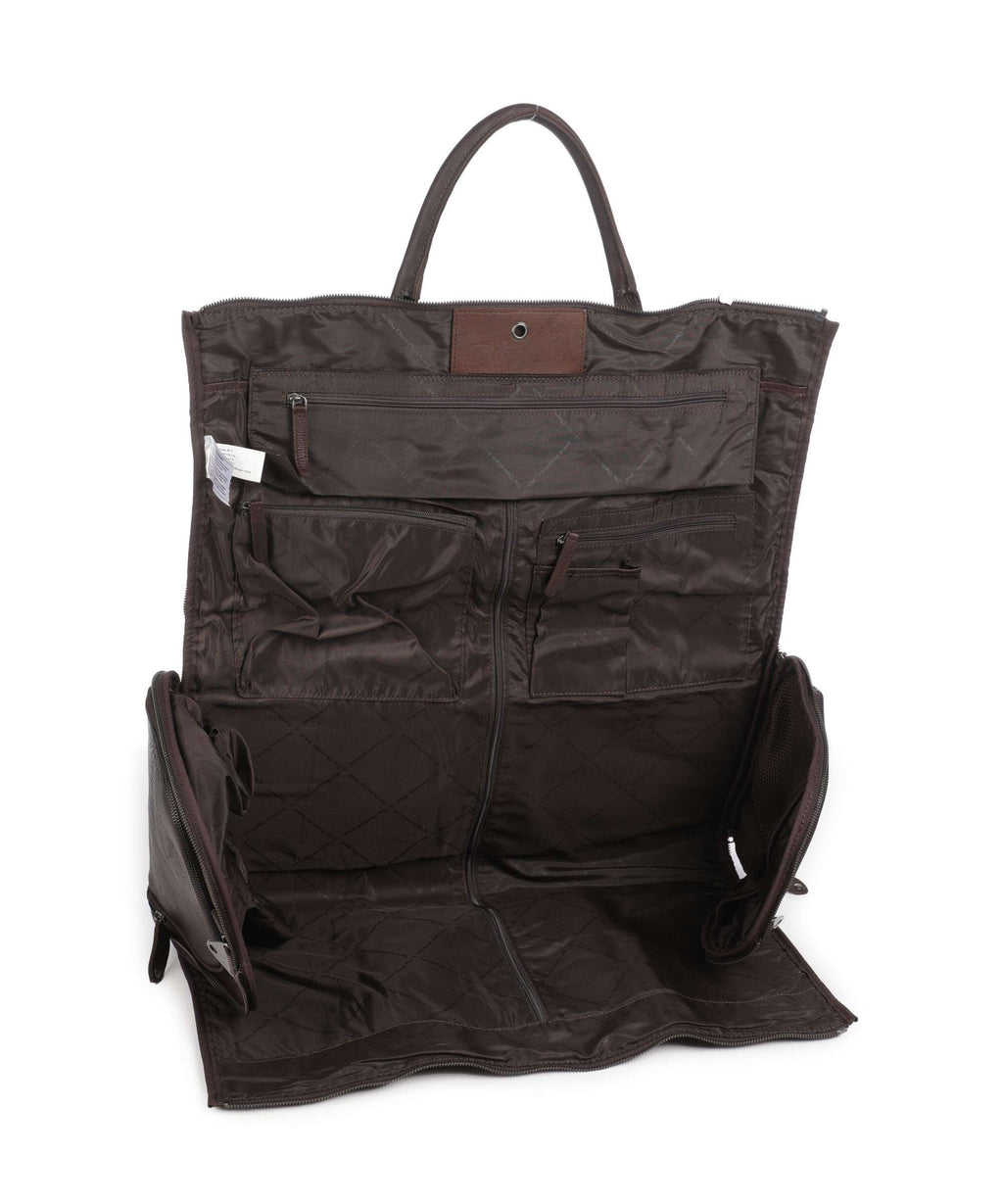 The Chesterfield Brand Wax Pull Up Cow Finlay Weekend bag brown