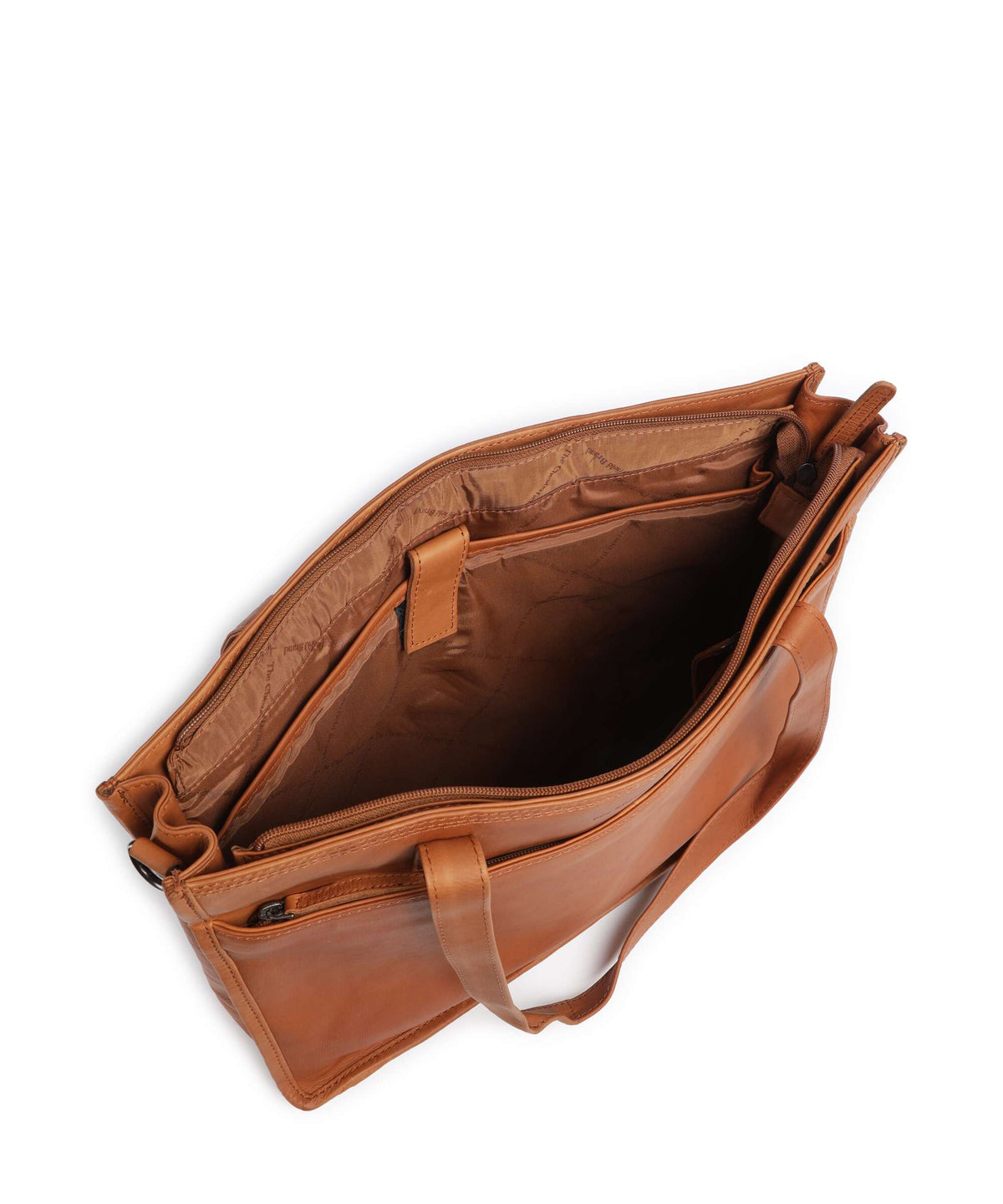 The Chesterfield Brand Wax Pull Up Cow Adana Tote bag cognac
