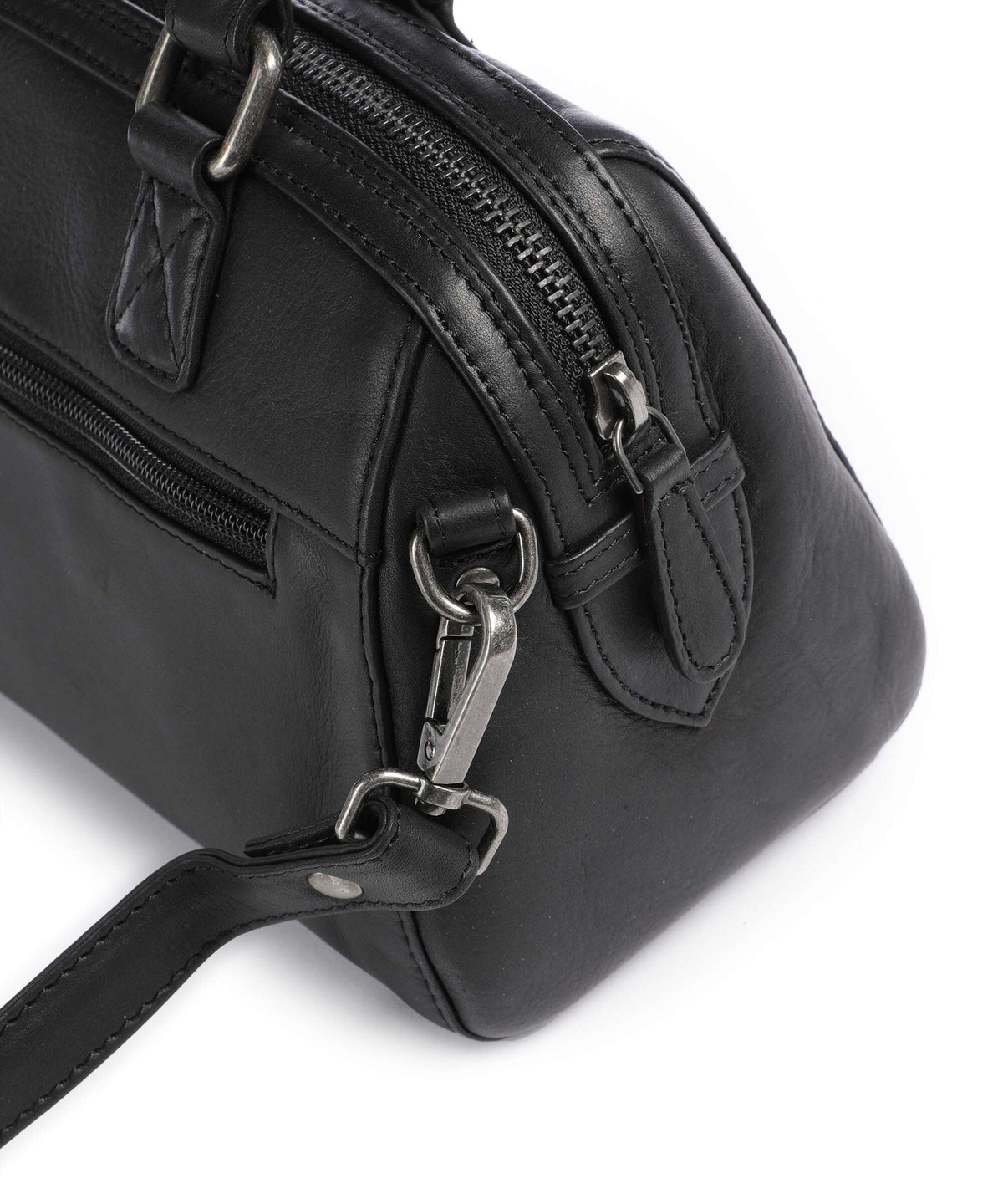 The Chesterfield Brand Wax Pull Up Cow Dalford Handbag black