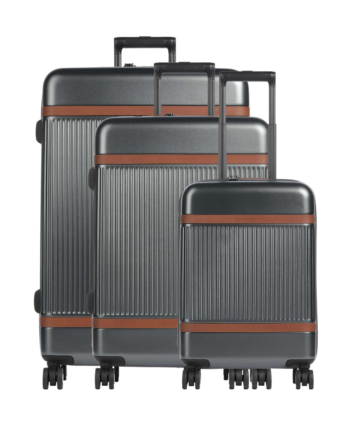 The Chesterfield Brand Zuna Suitcase set (4 wheels) urban graphite