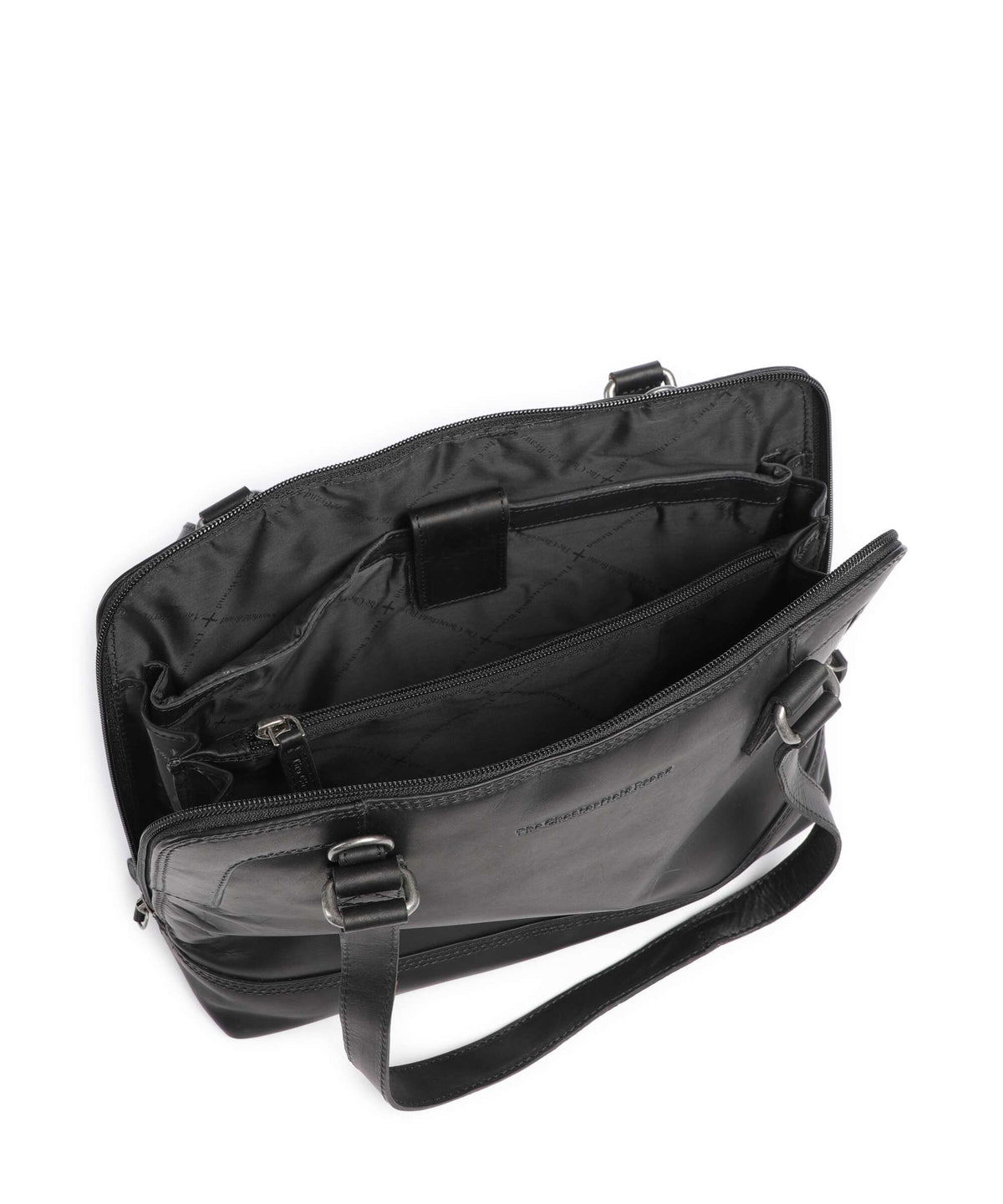 The Chesterfield Brand Wax Pull Up Cow Seron Shoulder bag black