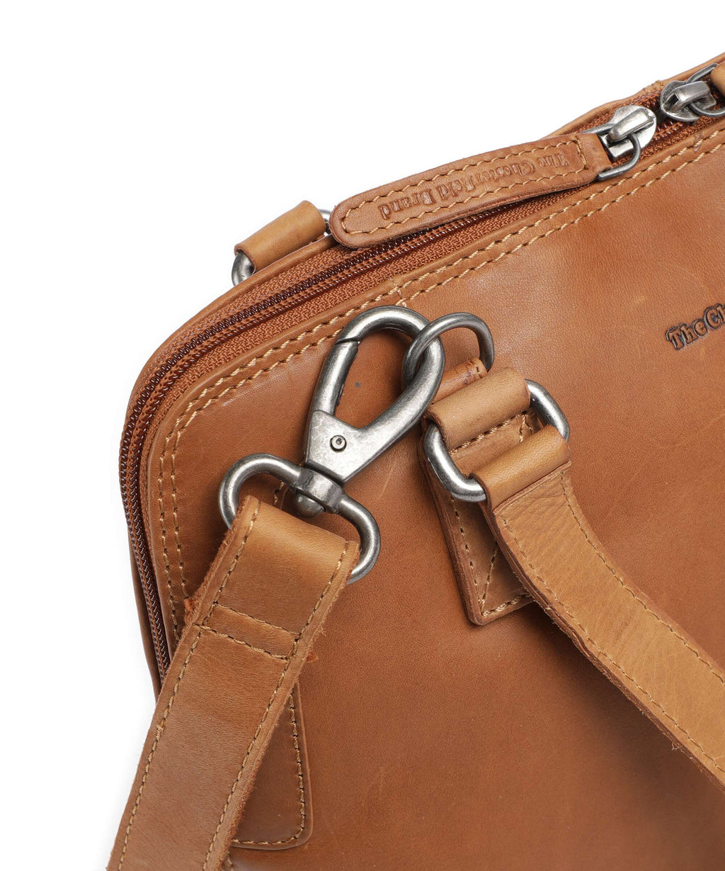 The Chesterfield Brand Wax Pull Up Cow Seron Shoulder bag cognac