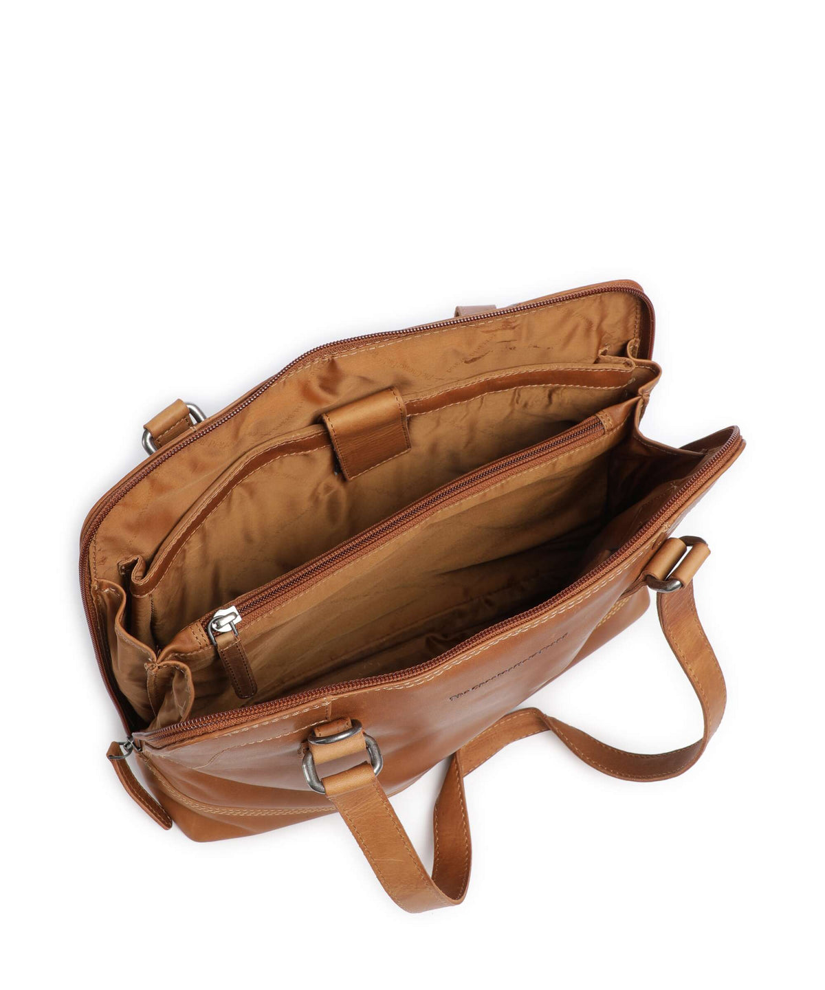 The Chesterfield Brand Wax Pull Up Cow Seron Shoulder bag cognac