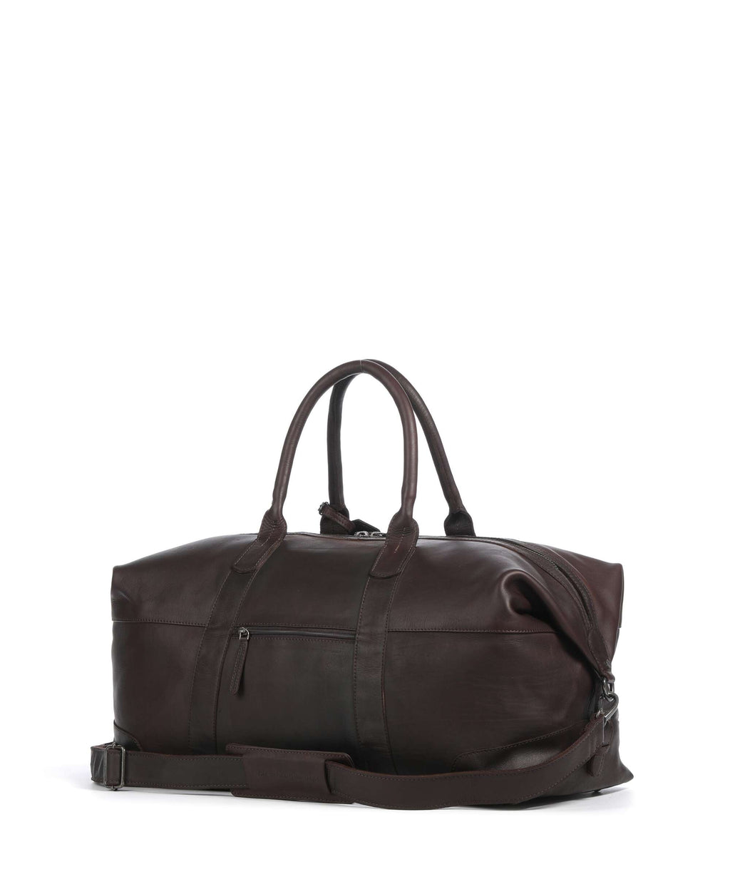 The Chesterfield Brand Wax Pull Up Cow Portsmouth 2 Weekend bag brown