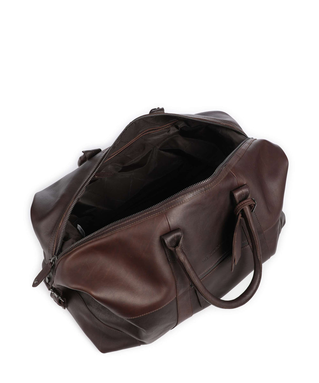 The Chesterfield Brand Wax Pull Up Cow Portsmouth 2 Weekend bag brown