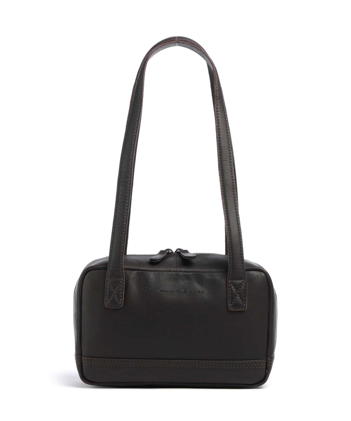 The Chesterfield Brand Wax Pull Up Cow Fenno Shoulder bag brown