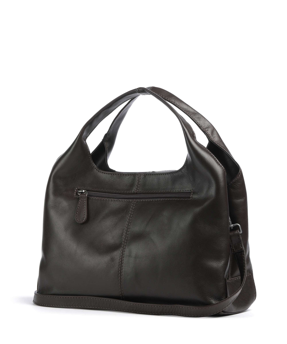 The Chesterfield Brand Wax Pull Up Cow Salina Handbag brown
