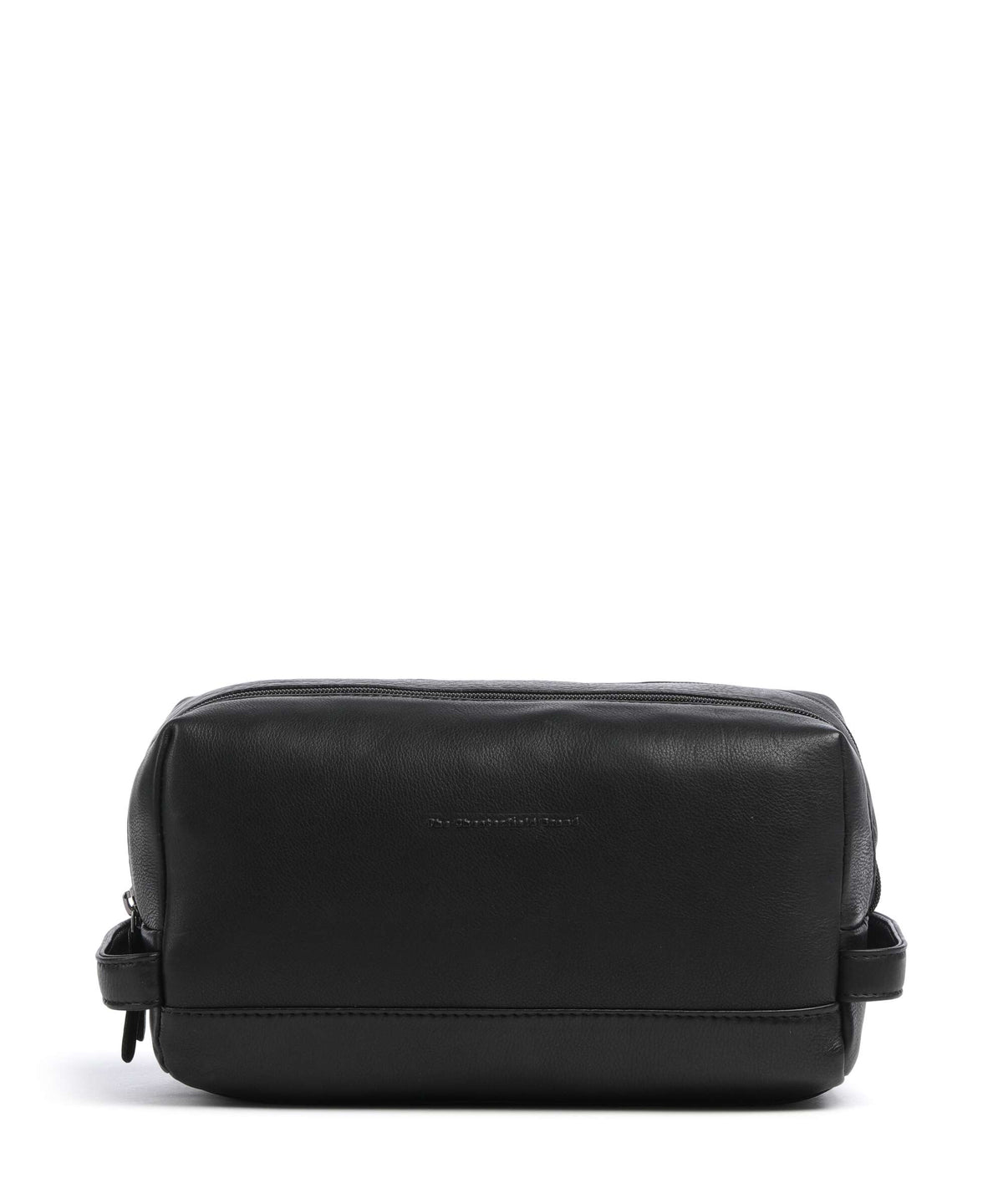 The Chesterfield Brand Wax Pull Up Cow Montelaro Cosmetic bag black