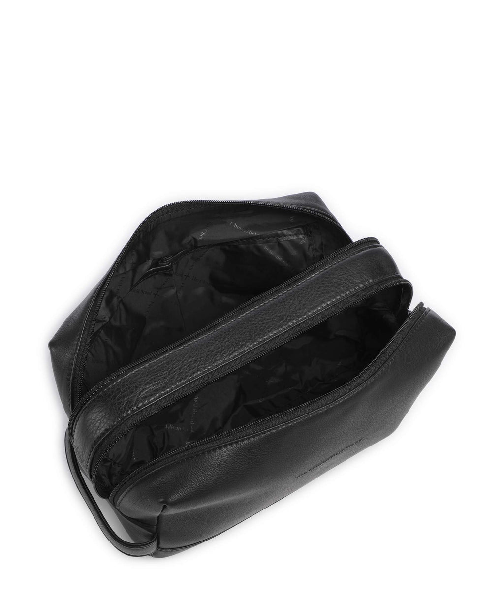 The Chesterfield Brand Wax Pull Up Cow Montelaro Cosmetic bag black