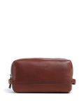 The Chesterfield Brand Wax Pull Up Cow Montelaro Cosmetic bag cognac