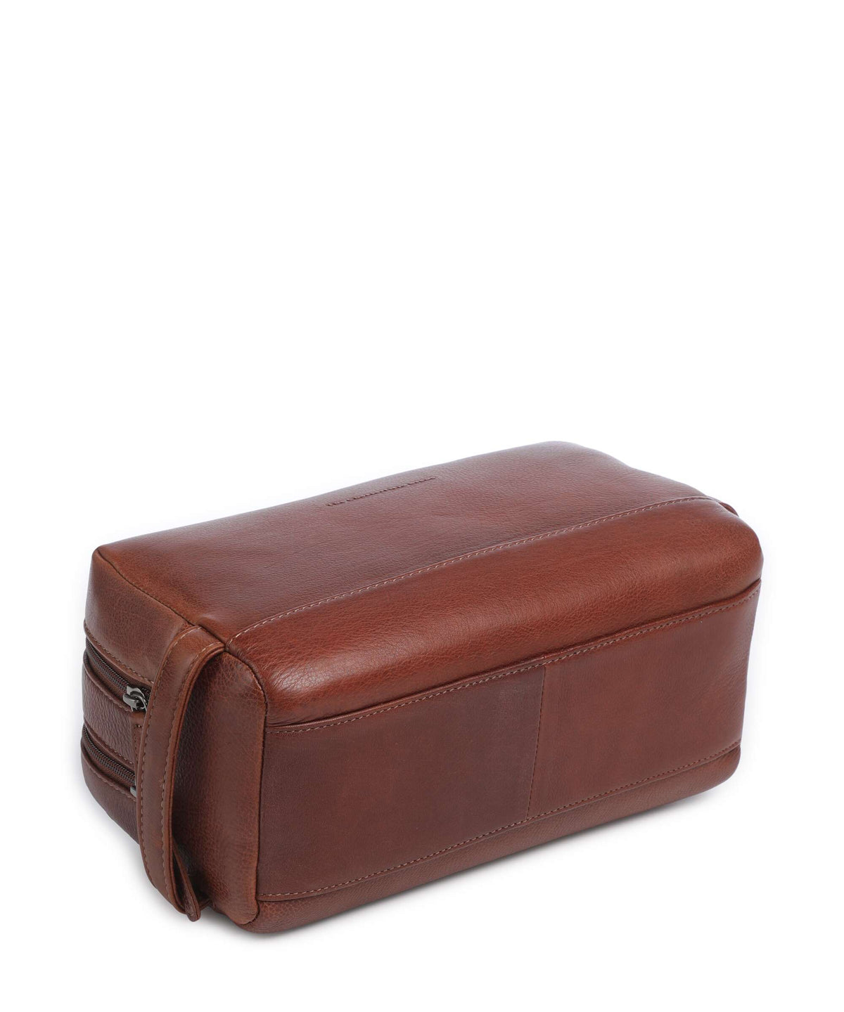 The Chesterfield Brand Wax Pull Up Cow Montelaro Cosmetic bag cognac