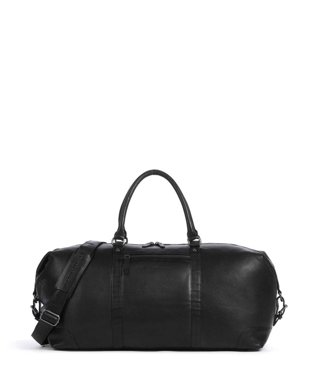 The Chesterfield Brand Wax Pull Up Cow Amaris Weekend bag black