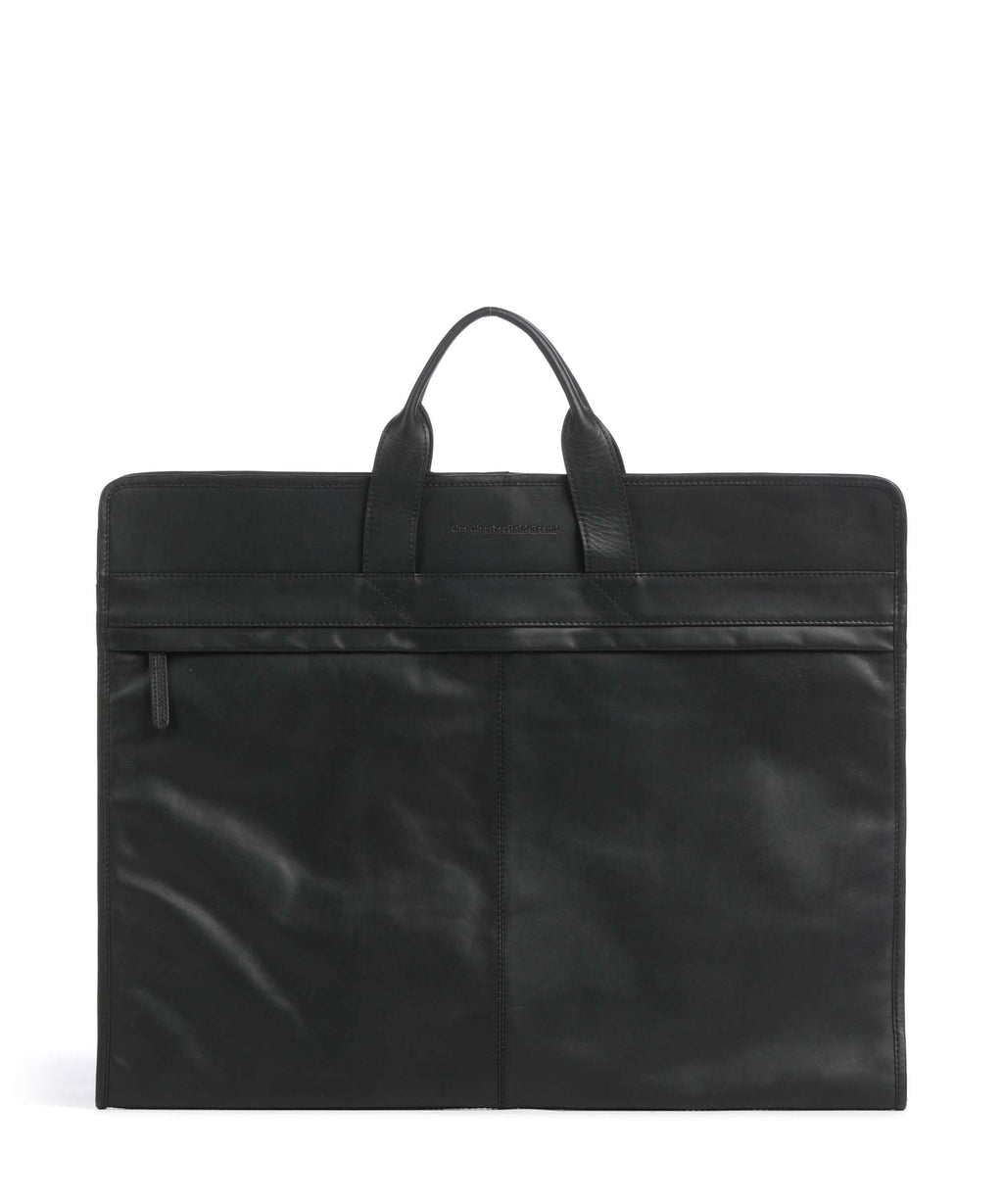 The Chesterfield Brand Wax Pull Up Cow Carson Garment bag black