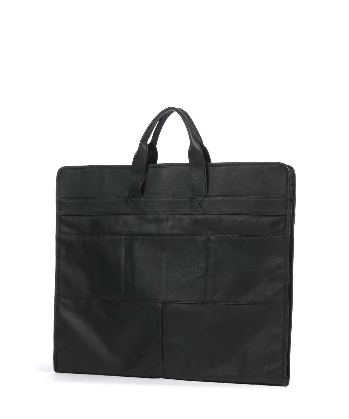 The Chesterfield Brand Wax Pull Up Cow Carson Garment bag black