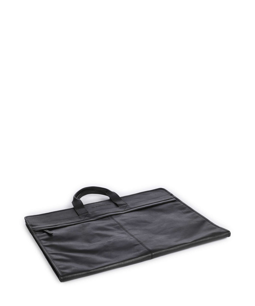 The Chesterfield Brand Wax Pull Up Cow Carson Garment bag black