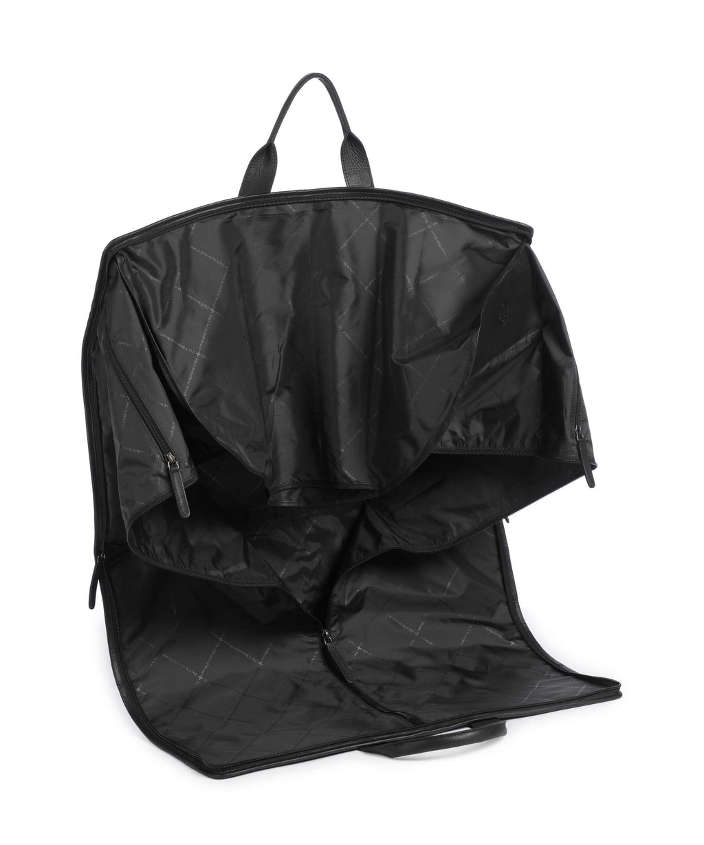 The Chesterfield Brand Wax Pull Up Cow Carson Garment bag black