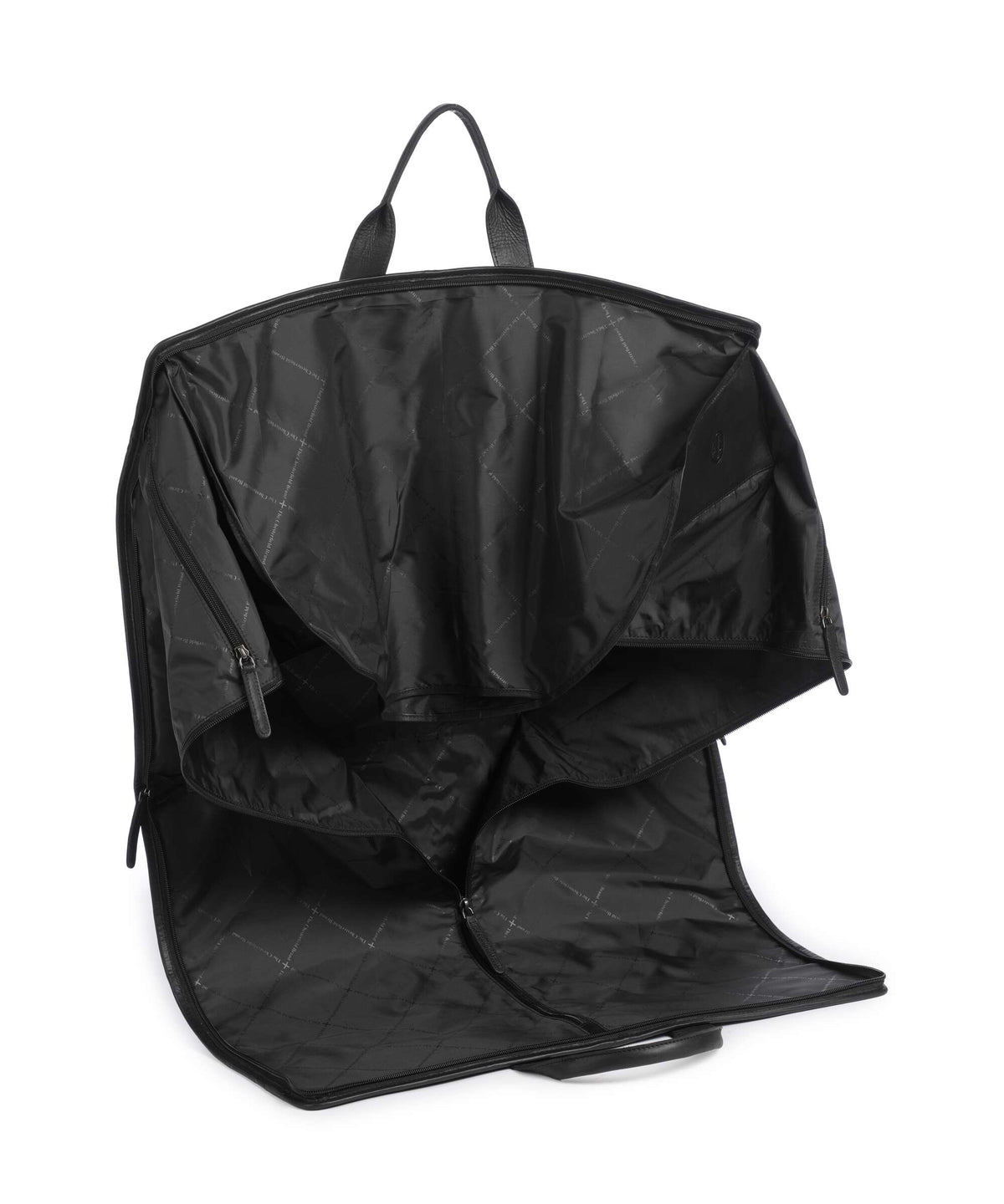The Chesterfield Brand Wax Pull Up Cow Carson Garment bag black