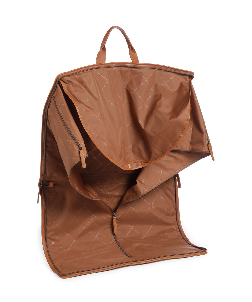 The Chesterfield Brand Wax Pull Up Cow Carson Garment bag cognac