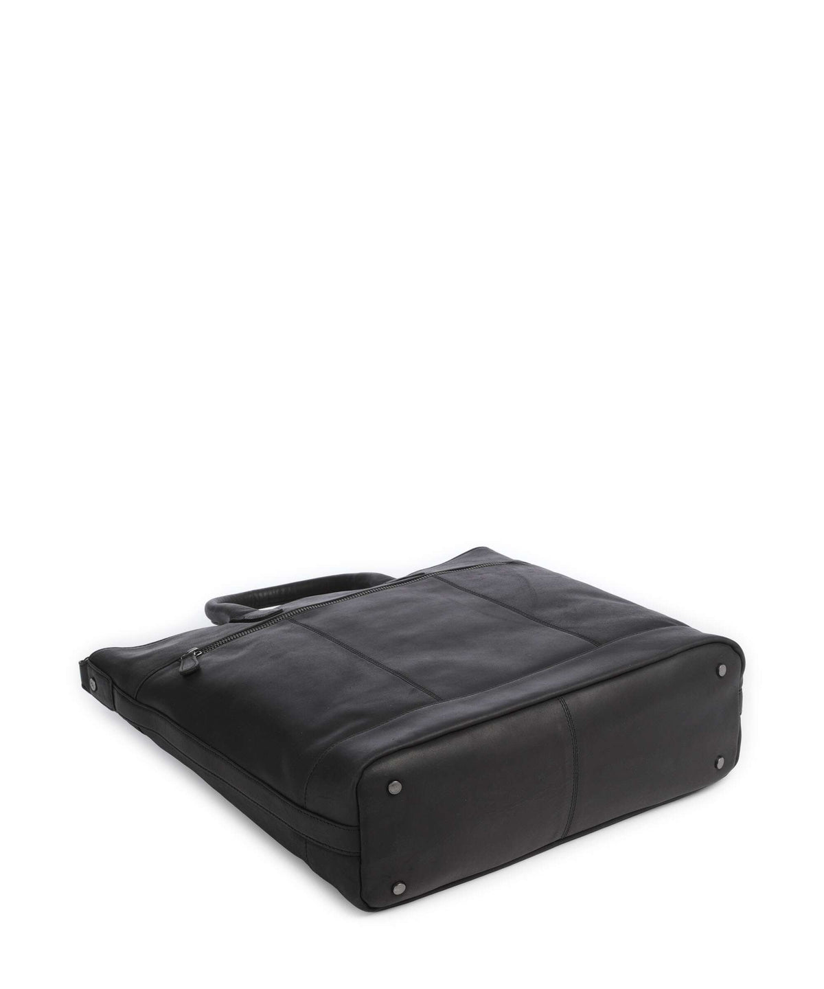 The Chesterfield Brand Wax Pull Up Cow Westbrook Handbag black