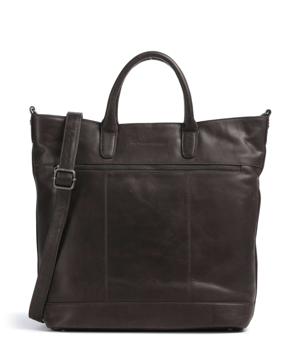 The Chesterfield Brand Wax Pull Up Cow Westbrook Handbag brown