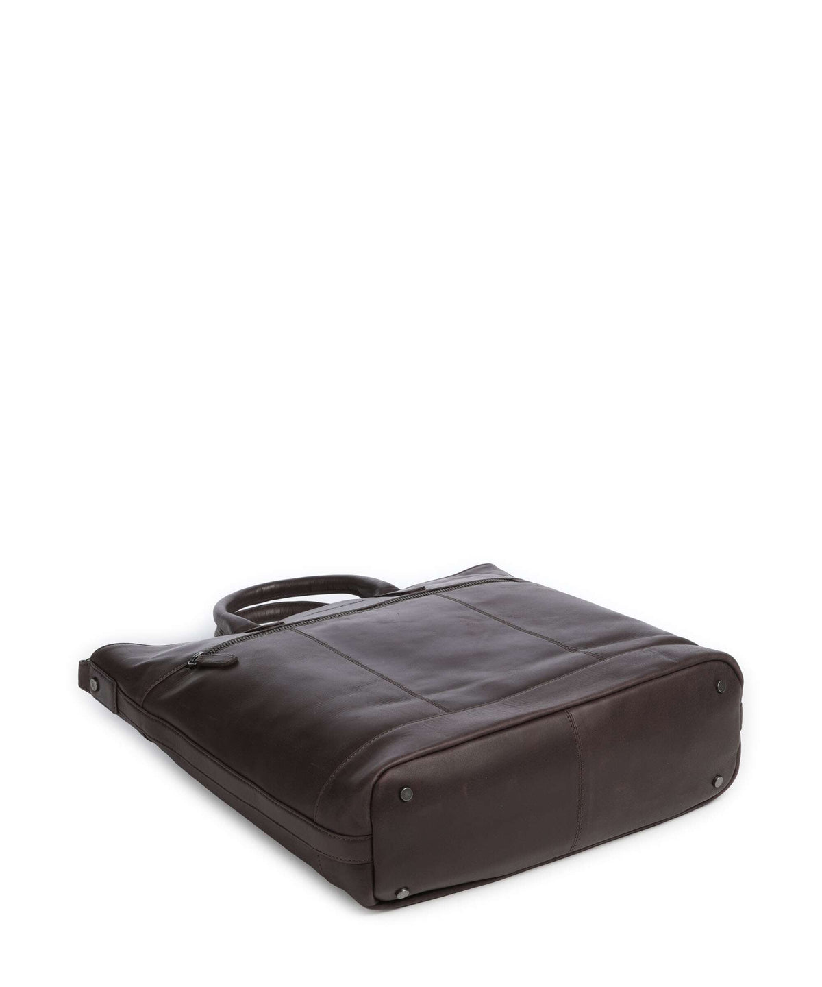 The Chesterfield Brand Wax Pull Up Cow Westbrook Handbag brown