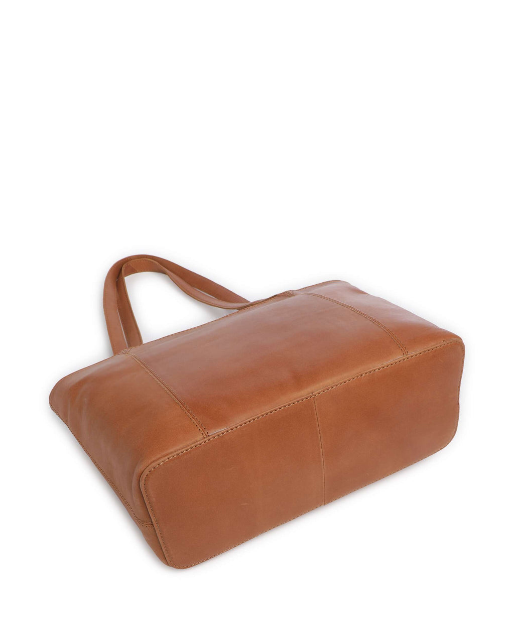 The Chesterfield Brand Wax Pull Up Cow Anira Tote bag cognac
