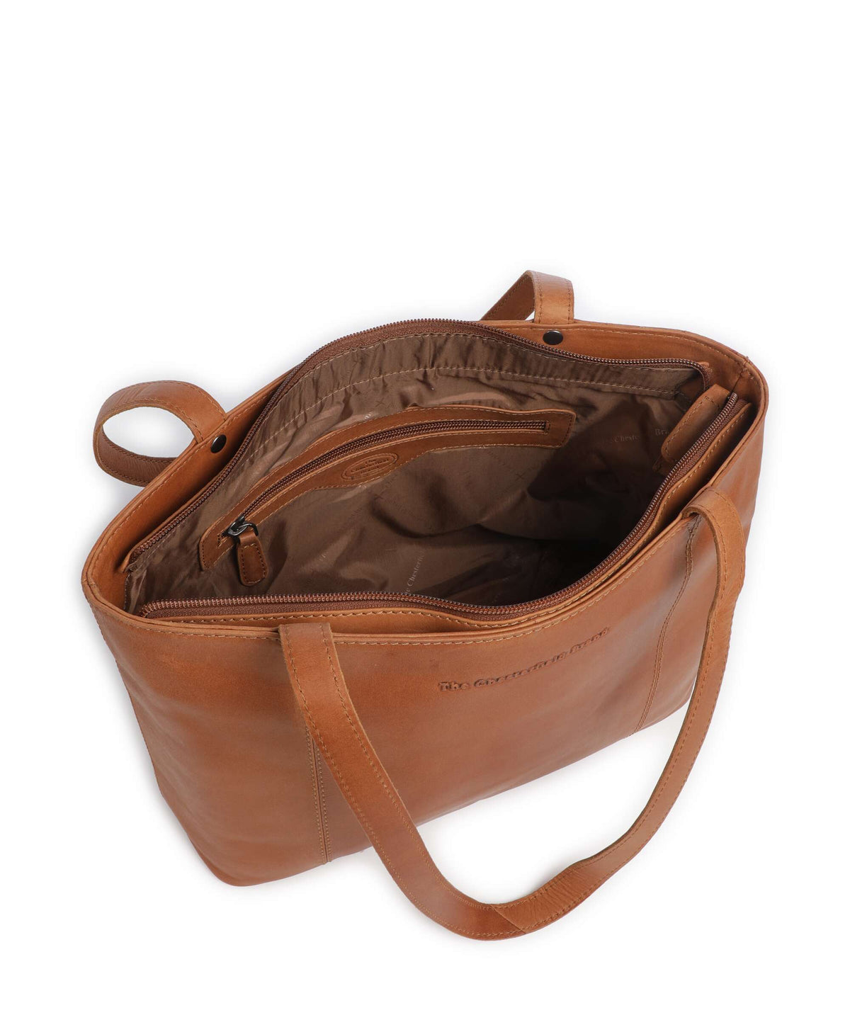 The Chesterfield Brand Wax Pull Up Cow Anira Tote bag cognac