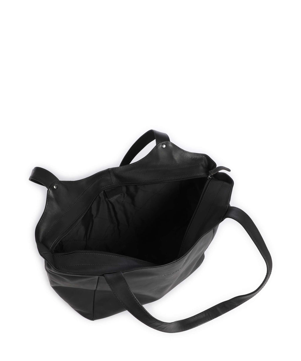The Chesterfield Brand Wax Pull Up Cow Mireya Tote bag black