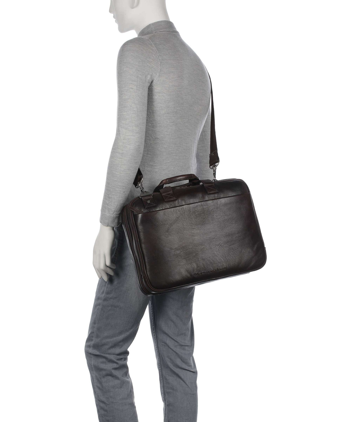 The Chesterfield Brand Sienna Venturo Briefcase brown