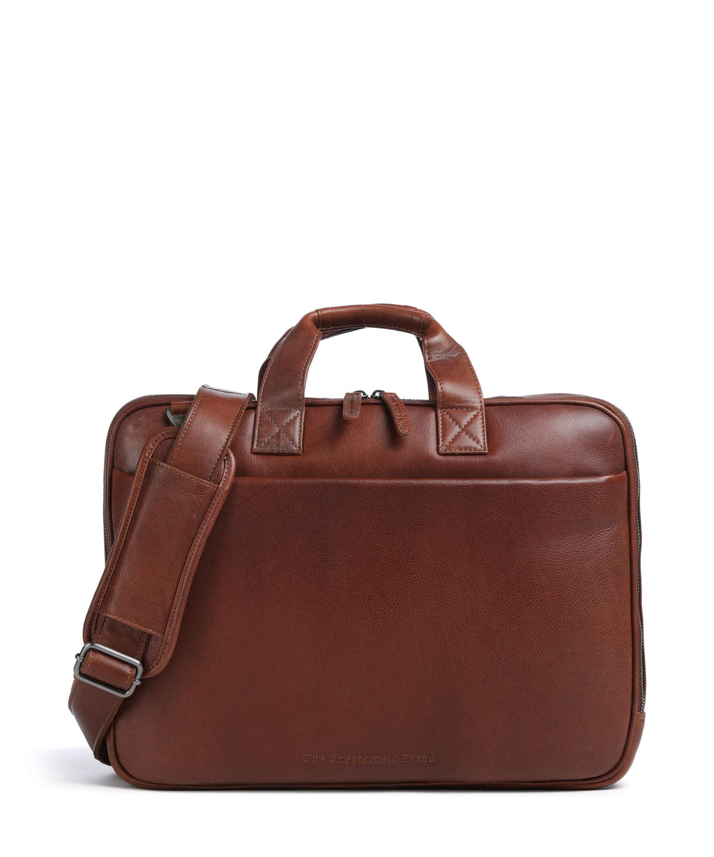 The Chesterfield Brand Sienna Venturo Briefcase cognac