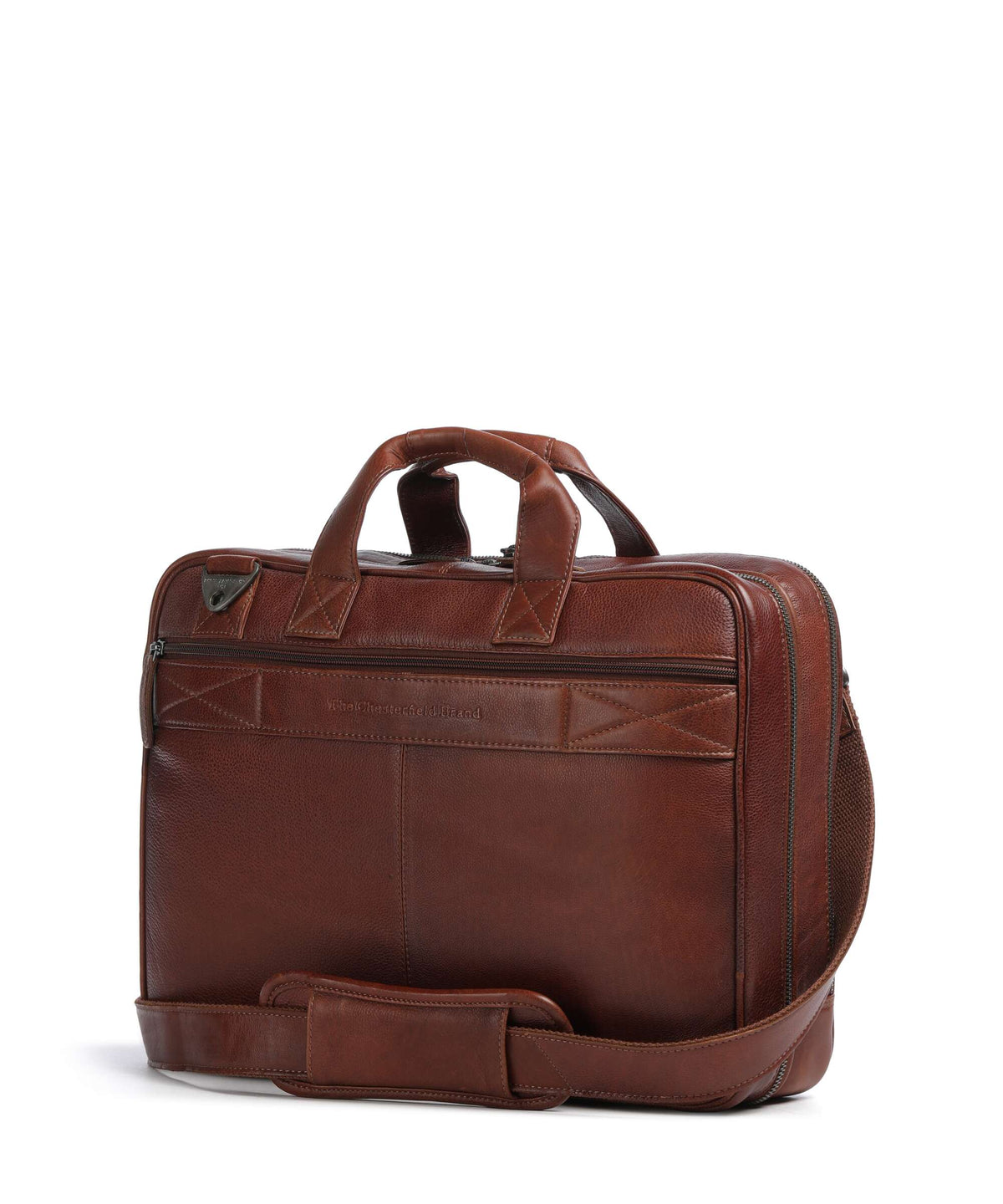 The Chesterfield Brand Sienna Venturo Briefcase cognac