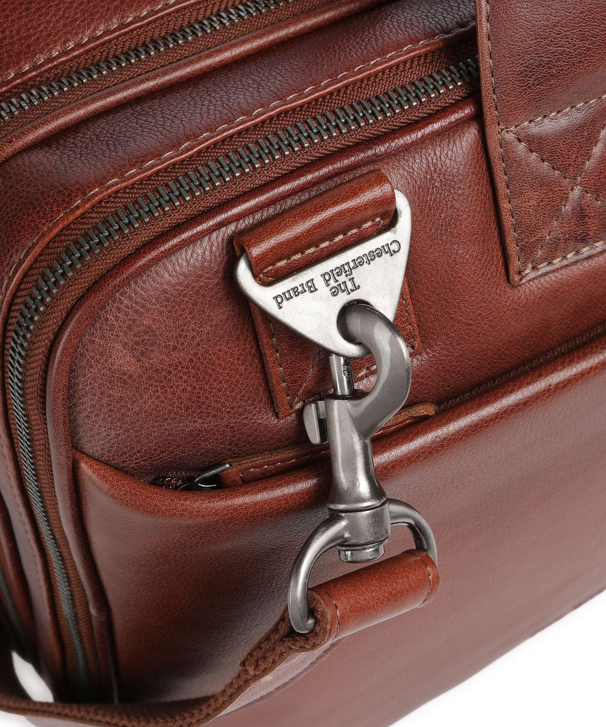 The Chesterfield Brand Sienna Venturo Briefcase cognac