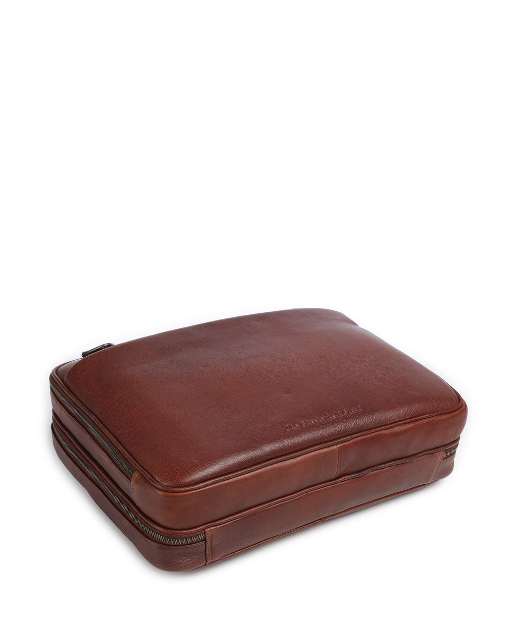 The Chesterfield Brand Sienna Venturo Briefcase cognac