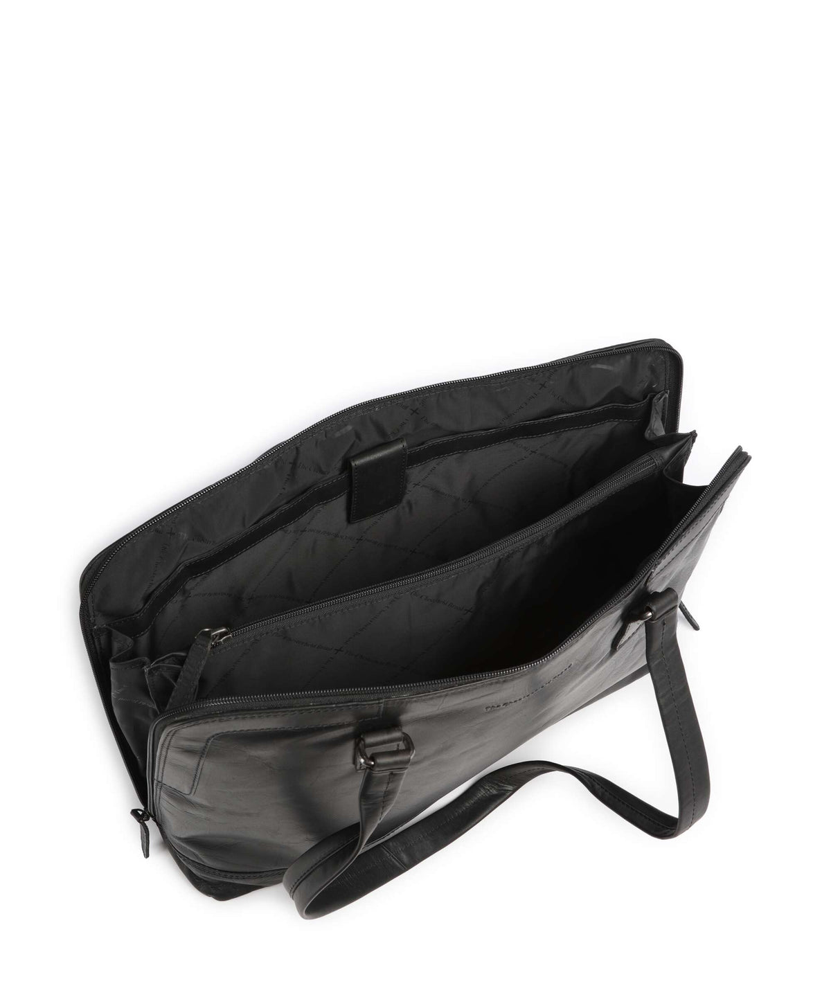 The Chesterfield Brand Wax Pull Up Cow Isara Tote bag black