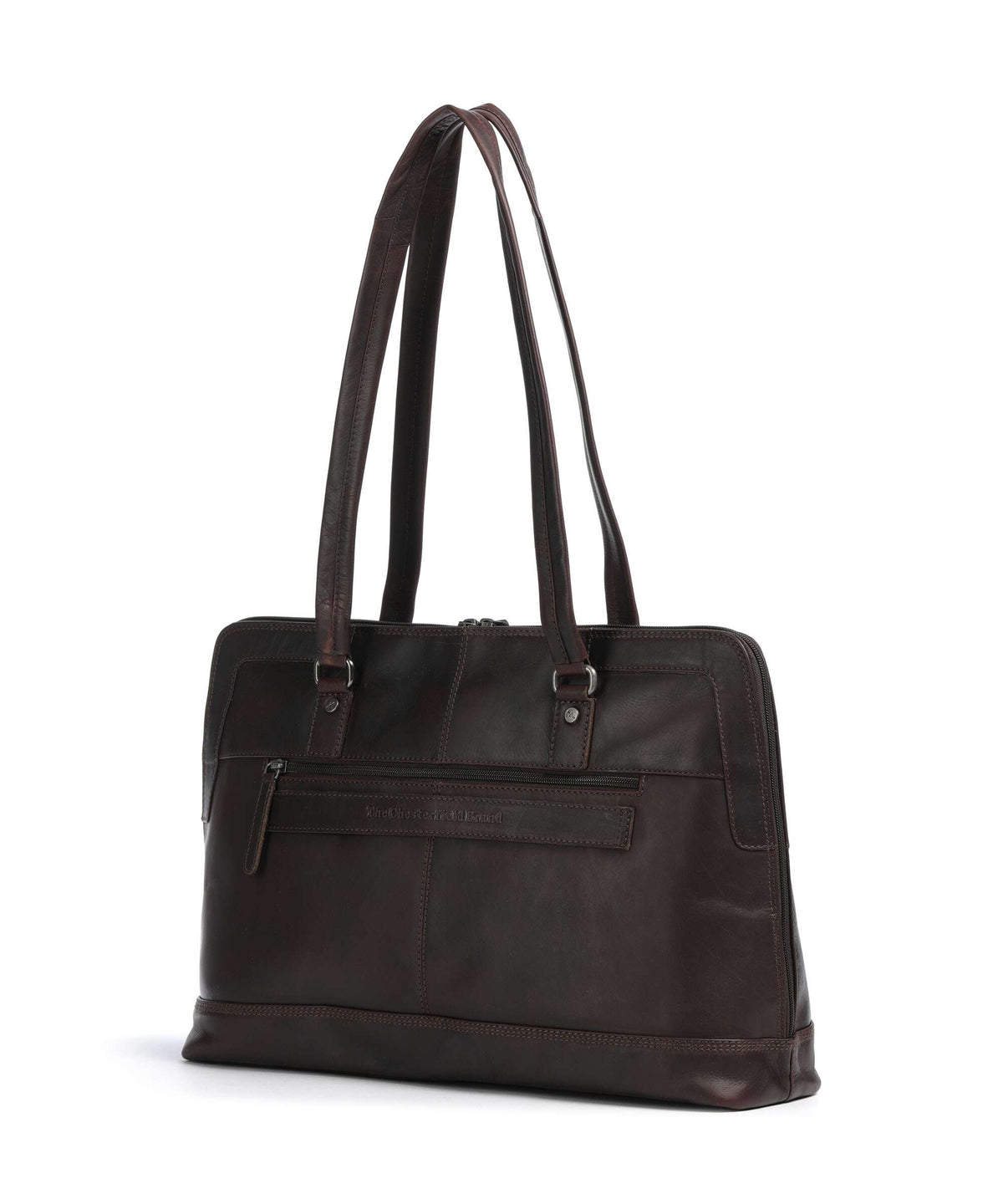The Chesterfield Brand Wax Pull Up Cow Isara Tote bag brown
