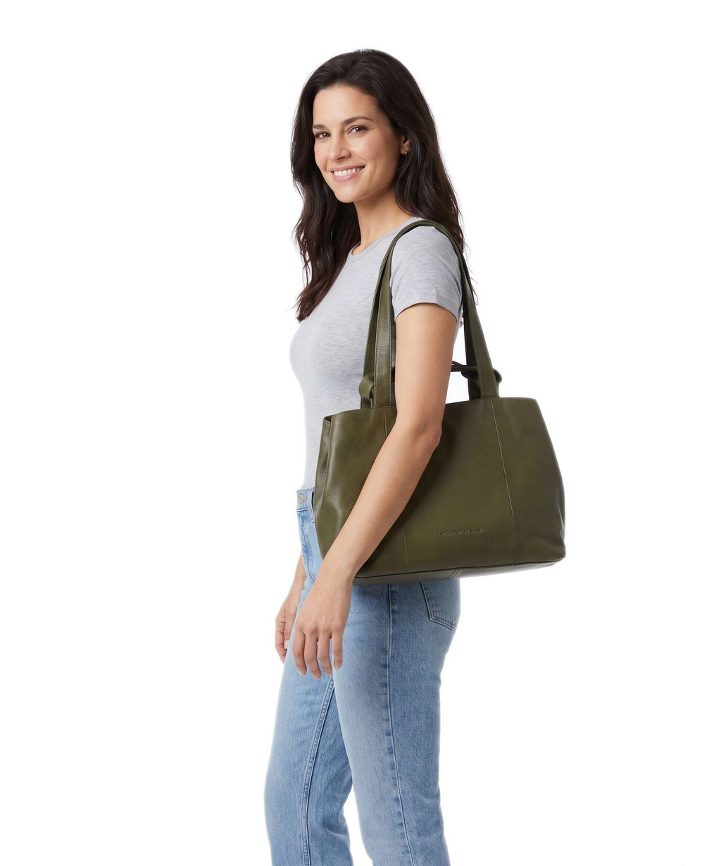 The Chesterfield Brand Serene Nerissa Tote bag olive green