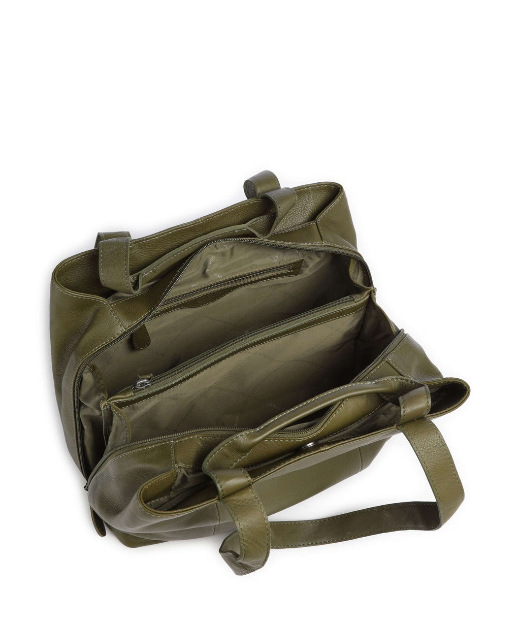 The Chesterfield Brand Serene Nerissa Tote bag olive green