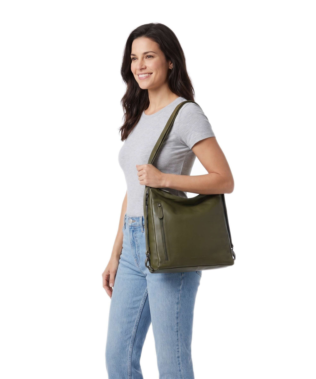 The Chesterfield Brand Serene Azura Backpack bag olive green