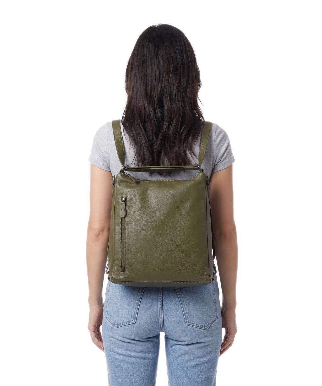 The Chesterfield Brand Serene Azura Backpack bag olive green