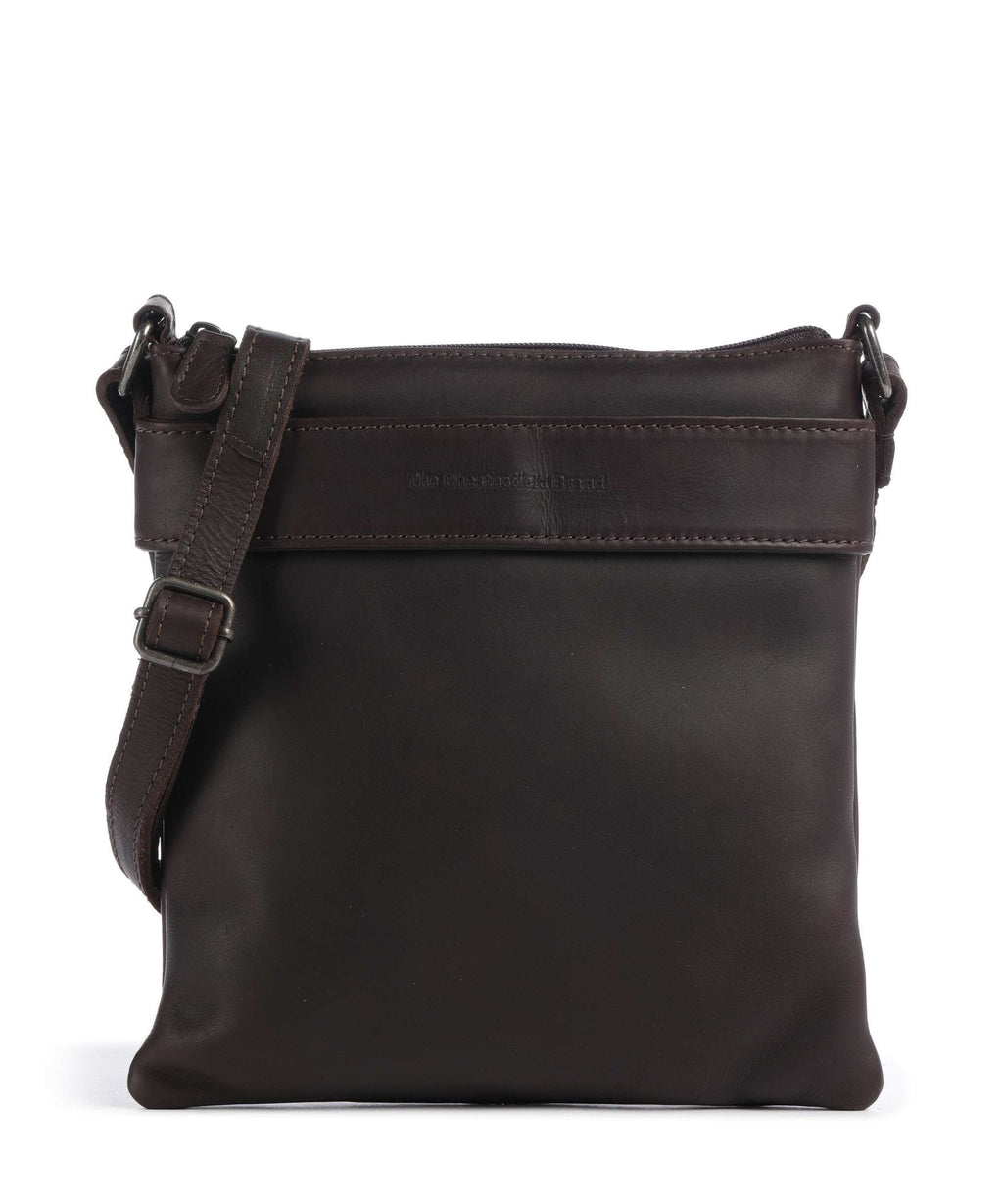 The Chesterfield Brand Wax Pull Up Cow Trenton Crossbody bag brown