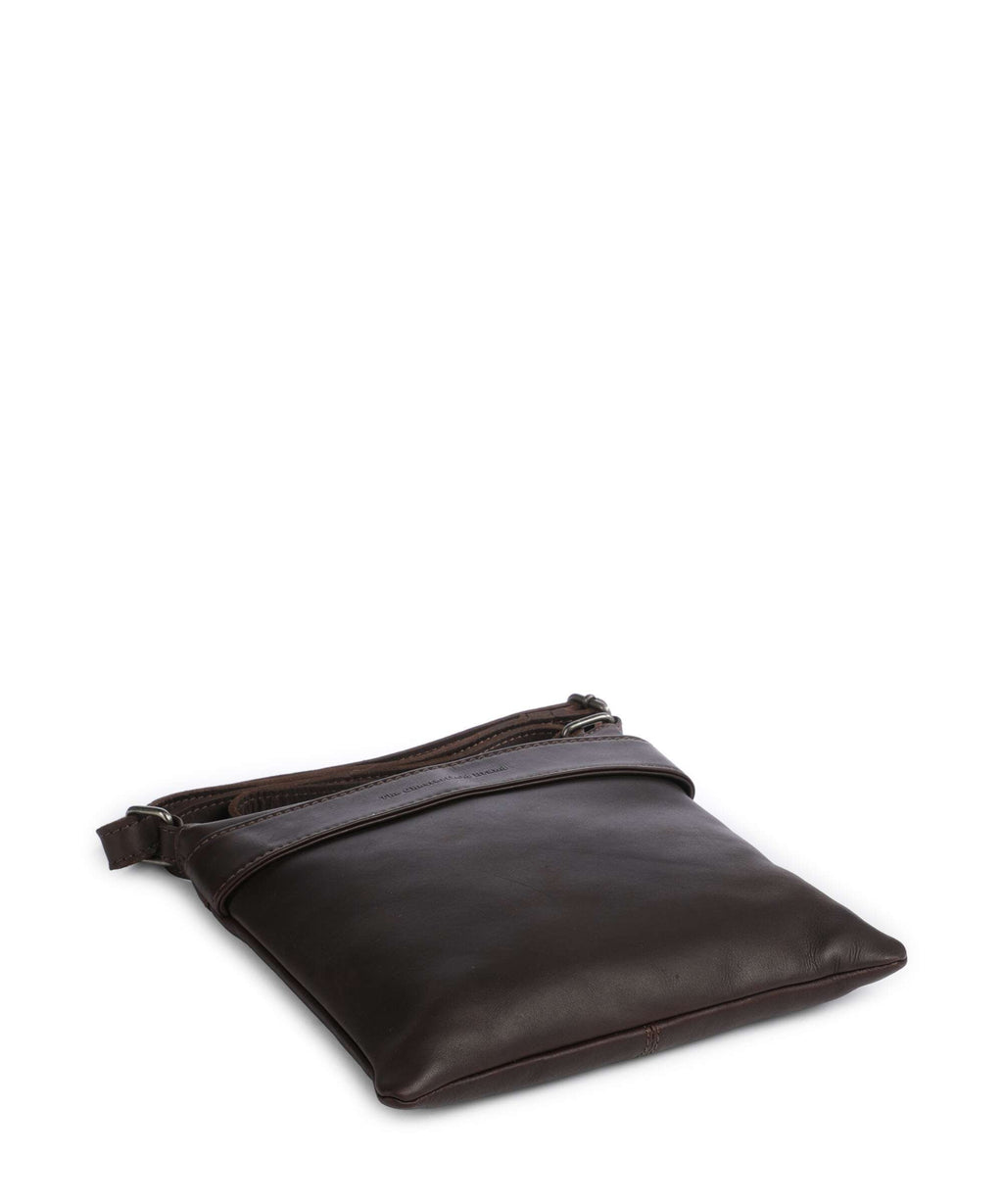 The Chesterfield Brand Wax Pull Up Cow Trenton Crossbody bag brown