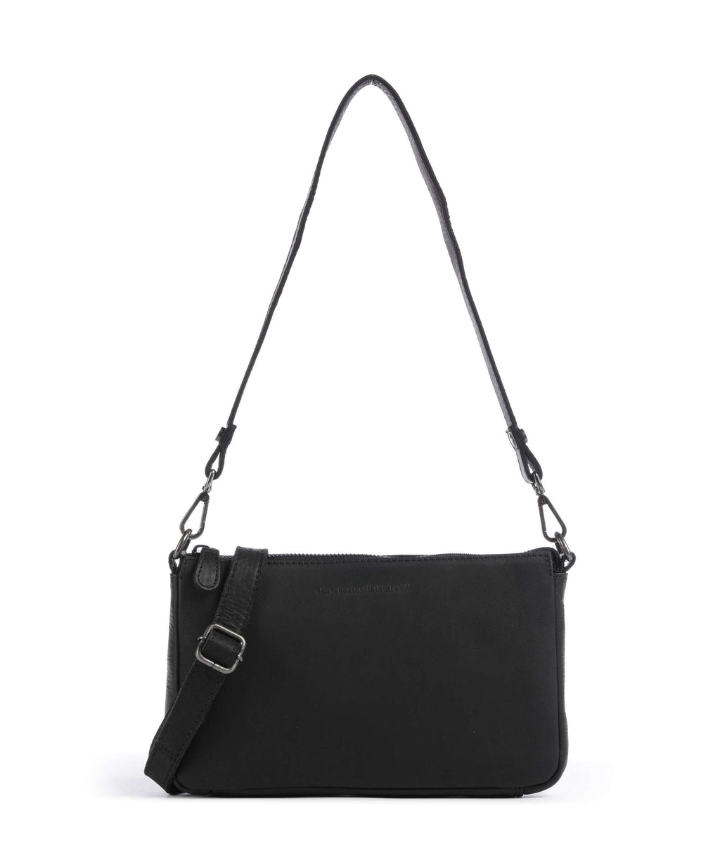 The Chesterfield Brand Wax Pull Up Cow Orinoco Shoulder bag black