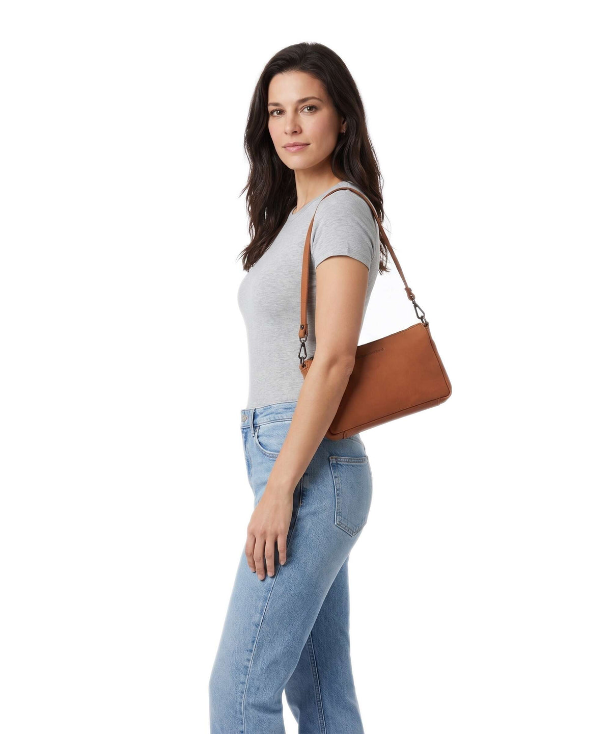 The Chesterfield Brand Wax Pull Up Cow Orinoco Shoulder bag cognac