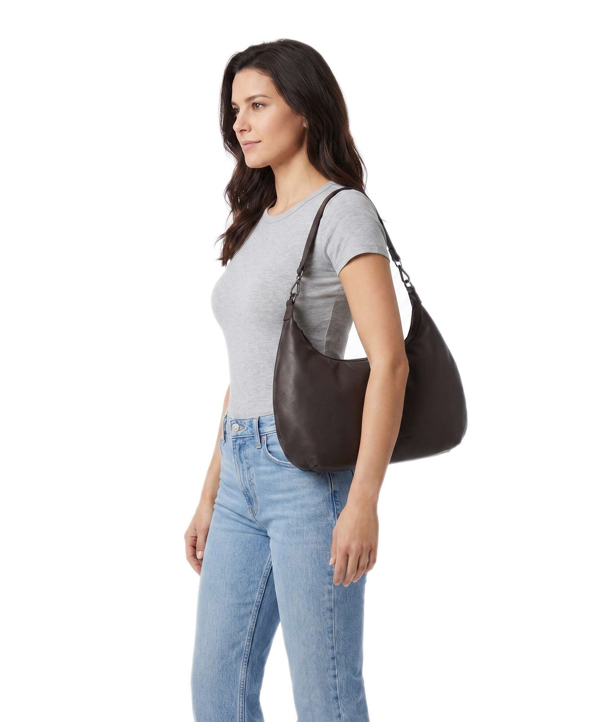 The Chesterfield Brand Wax Pull Up Cow Fierra Hobo bag brown